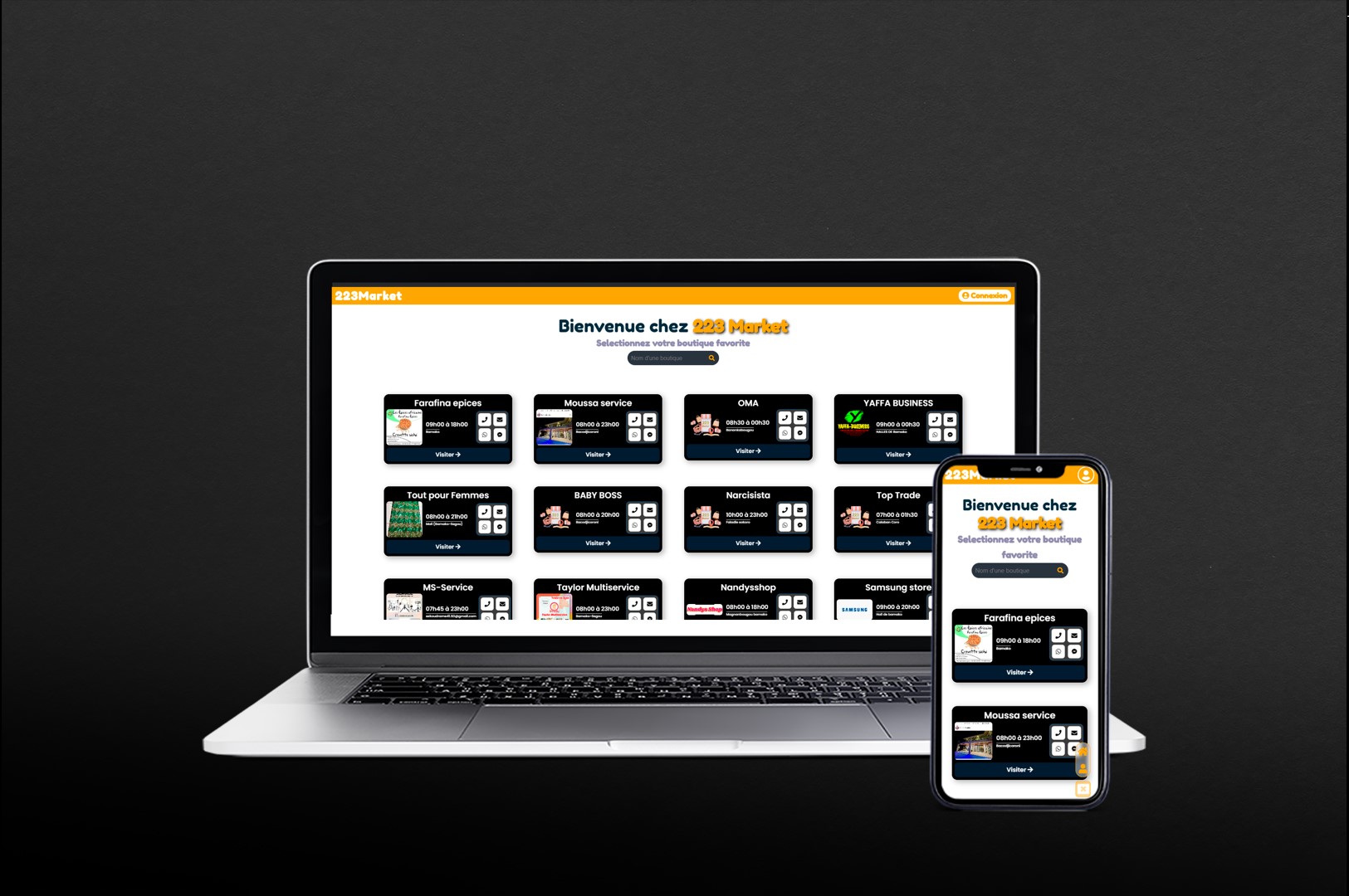 site web 223 market